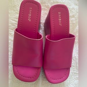 Come on Barbie girl! Platform wedges!